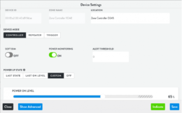 Lightcloud Power-up State Settings