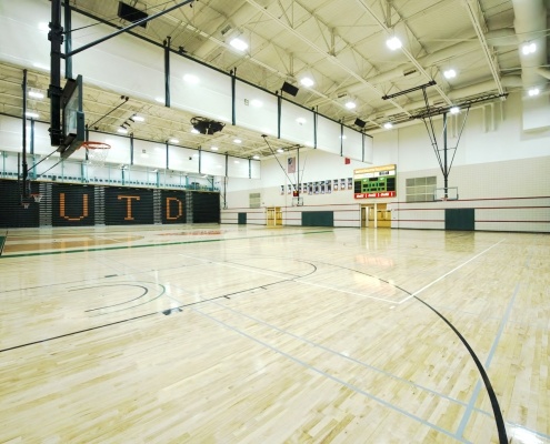 UTD Basketball with Lightcloud Lighting