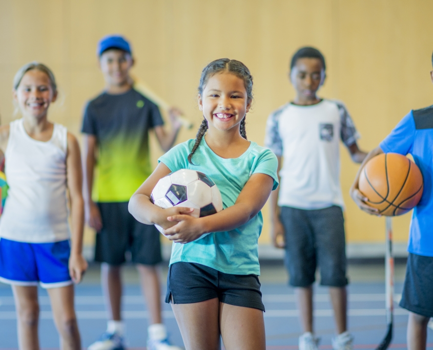 Kids in Community Center