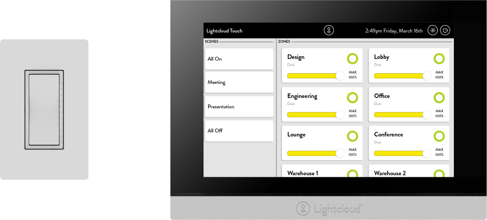 Lightcloud Touch Wallstation Placement